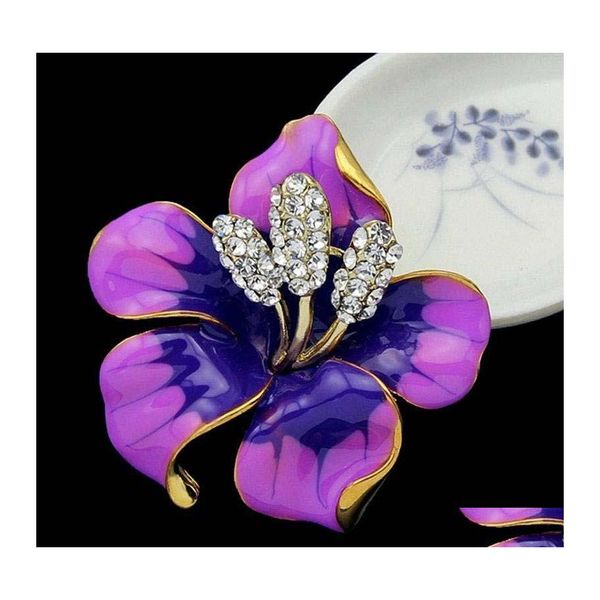 pins brooches enamel diamond flower brooch pins designer brooches cor wedding jewelry gift drop delivery dhnnr, Gray
pins brooches enamel diamond flower brooch pins designer brooches cor wedding jewelry gift drop delivery dhnnr, Gray