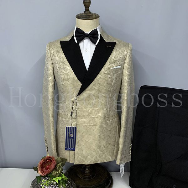 men's suits blazers solovedress suit black double breasted slim jacquard prom dress party travel blazer pants 221202, White;black
men's suits blazers solovedress suit black double breasted slim jacquard prom dress party travel blazer pants 221202, White;black