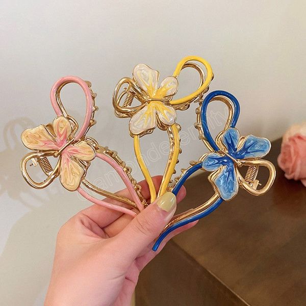 latest women girls geometric hair claw metal butterfly shape clamps paint color ponytail clip ornament claw crab, Slivery;golden
latest women girls geometric hair claw metal butterfly shape clamps paint color ponytail clip ornament claw crab, Slivery;golden