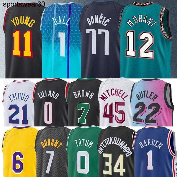 luka doncic 77 basketball jerseys lamelo ball 1 ja morant 12 dejounte murray 5 james harden kevin durant giannis antetokounmpo stephen curry, Black;red
luka doncic 77 basketball jerseys lamelo ball 1 ja morant 12 dejounte murray 5 james harden kevin durant giannis antetokounmpo stephen curry, Black;red