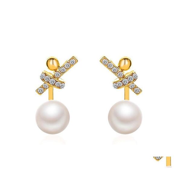 stud knot pearl diamond earring stud women business party dress gold ear drop european 925 sier alloy geometric earrings fashion jew dhdfx, Golden;silver
stud knot pearl diamond earring stud women business party dress gold ear drop european 925 sier alloy geometric earrings fashion jew dhdfx, Golden;silver