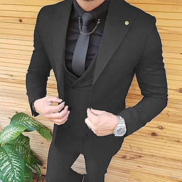 men's suits blazers 3 pieces slim fit for custom made terno groom tuxedos wedding masculino jacket pant vest 221202, White;black
men's suits blazers 3 pieces slim fit for custom made terno groom tuxedos wedding masculino jacket pant vest 221202, White;black