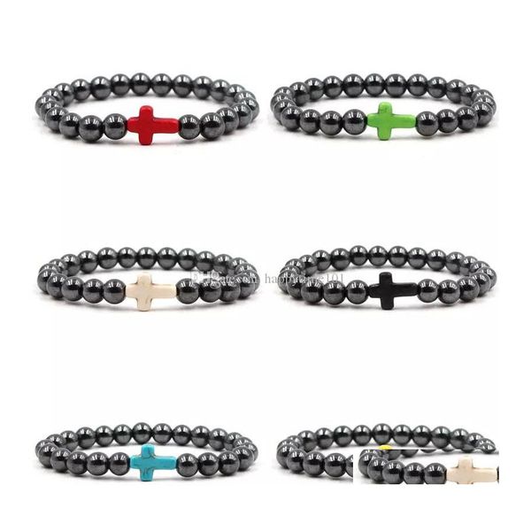 beaded fashion hematite bracelets black stone 8mm cross turquoise elastic bangles for gift drop delivery jewelry dhrki
beaded fashion hematite bracelets black stone 8mm cross turquoise elastic bangles for gift drop delivery jewelry dhrki