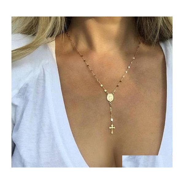 pendant necklaces cross notre dame pendant necklaces european and american ladies long chain necklace accessories for women jewelry dhkgz, Silver
pendant necklaces cross notre dame pendant necklaces european and american ladies long chain necklace accessories for women jewelry dhkgz, Silver