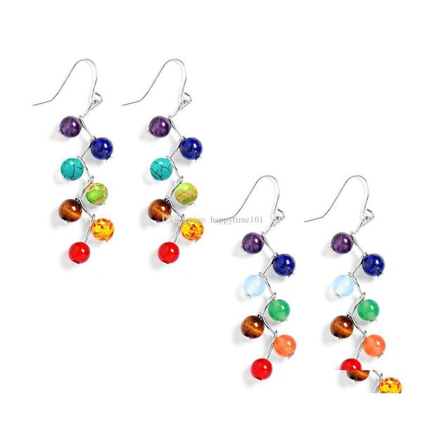 dangle chandelier natural stone earrings 7 reiki chakra healing nce turquoise beads for women stretch yoga jewelry drop delivery dhejo, Silver
dangle chandelier natural stone earrings 7 reiki chakra healing nce turquoise beads for women stretch yoga jewelry drop delivery dhejo, Silver