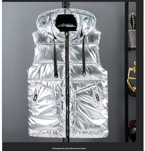women's vests cotton down vest women autumn winter gloosy outerwear vest waistcoat hooded fashion handsome windproof vest 221202, Black;white
women's vests cotton down vest women autumn winter gloosy outerwear vest waistcoat hooded fashion handsome windproof vest 221202, Black;white