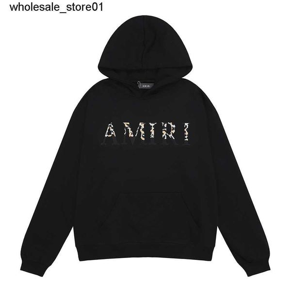 men's hoodies designer sweatshirts fashion amirs leopard letter printing hoodie men's women's pullover streetwear hoodie, Black
men's hoodies designer sweatshirts fashion amirs leopard letter printing hoodie men's women's pullover streetwear hoodie, Black