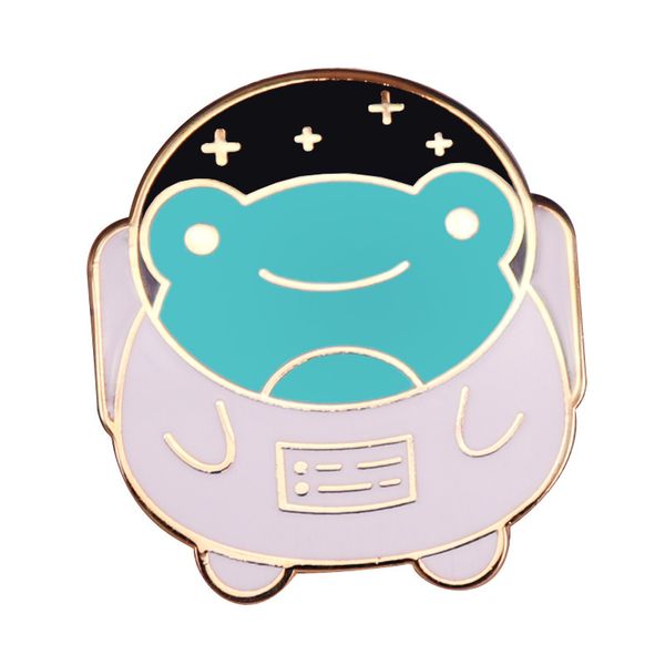 cute space frog astronaut cartoon brooch interesting metal enamel badge denim jacket backpack pin children fashion jewelry gift, Blue
cute space frog astronaut cartoon brooch interesting metal enamel badge denim jacket backpack pin children fashion jewelry gift, Blue