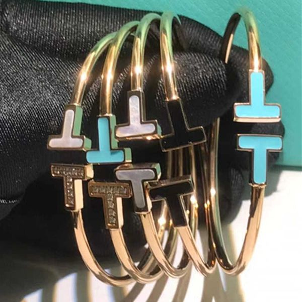 factory designer bangle t home pure silver iffany diamond set open bracelet double white fritillaria 18k rose gold colorless ie female2023ni, Black
factory designer bangle t home pure silver iffany diamond set open bracelet double white fritillaria 18k rose gold colorless ie female2023ni, Black