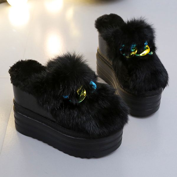 slipper s slippersplatform boots wedge sneakers chunky shoe winter fur plush za ins fashion increased 221203, Black
slipper s slippersplatform boots wedge sneakers chunky shoe winter fur plush za ins fashion increased 221203, Black