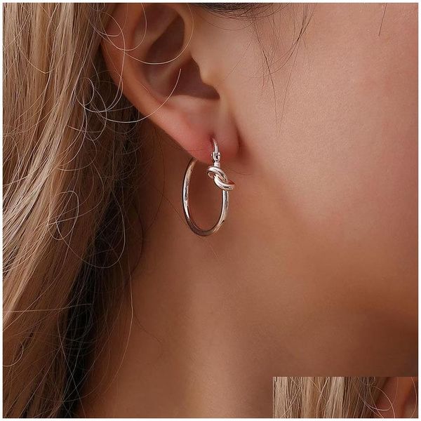 dangle chandelier fashion jewelry simple knot hoop dangle earrings women sweet knotted drop delivery dhbp5, Silver
dangle chandelier fashion jewelry simple knot hoop dangle earrings women sweet knotted drop delivery dhbp5, Silver