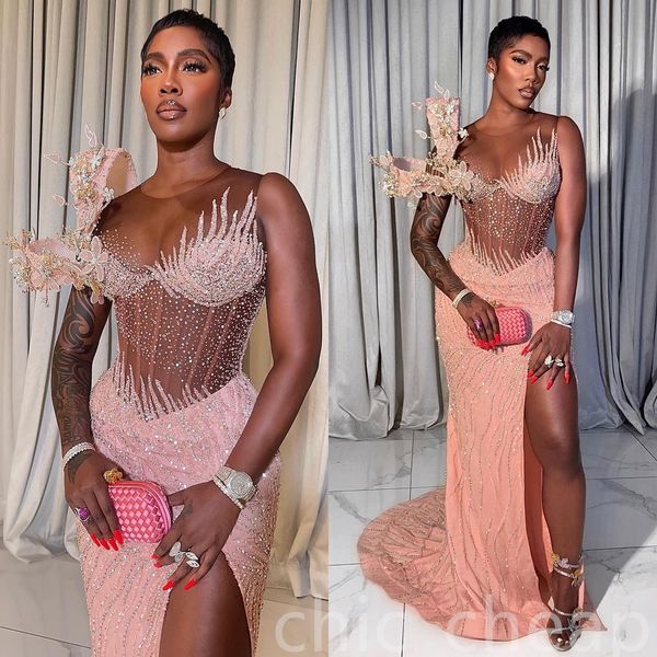 2023 arabic aso ebi pink mermaid prom dresses beaded crystals evening formal party second reception birthday engagement gowns dress zj740, Black
2023 arabic aso ebi pink mermaid prom dresses beaded crystals evening formal party second reception birthday engagement gowns dress zj740, Black