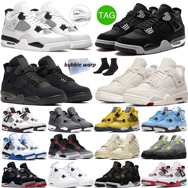 4 military black cat 4s retro basketball shoes blank canvas metallic purple red thunder mushroom mens trainer sports sneakers size 5.5-13
4 military black cat 4s retro basketball shoes blank canvas metallic purple red thunder mushroom mens trainer sports sneakers size 5.5-13