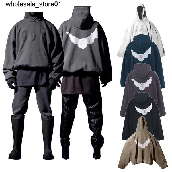 men's hoodies designer sweatshirts co-branded kanyes wests fashion men hooded peace printed mens streetwear hoodie, Black
men's hoodies designer sweatshirts co-branded kanyes wests fashion men hooded peace printed mens streetwear hoodie, Black