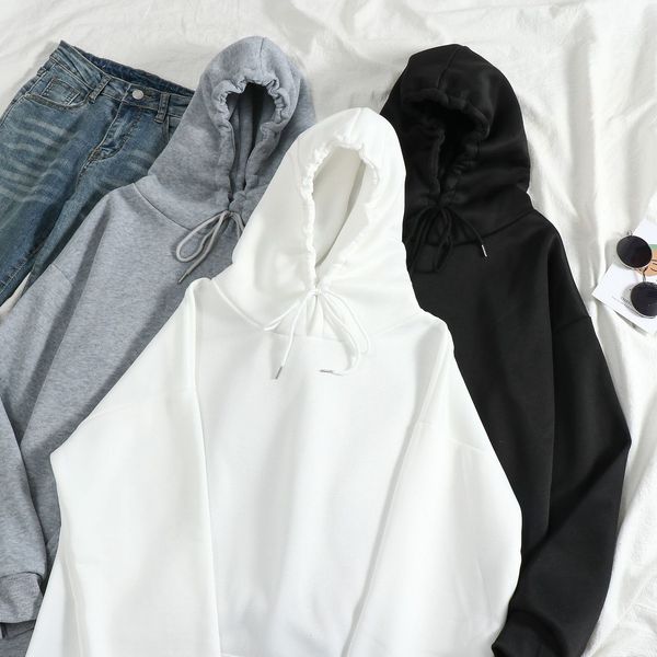 women's jacket autumn solid color casual hoodies couple long sleeve hooded sweatershirt men spring plus size fashion loose pullover 22, Black;brown
women's jacket autumn solid color casual hoodies couple long sleeve hooded sweatershirt men spring plus size fashion loose pullover 22, Black;brown