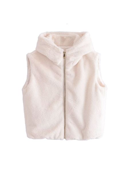 women's vests autumn and winter women's retro solid color fashion versatile faux rabbit fur hooded undershirt 221202, Black;white
women's vests autumn and winter women's retro solid color fashion versatile faux rabbit fur hooded undershirt 221202, Black;white