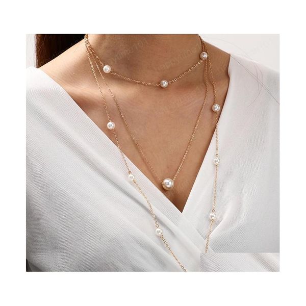 pendant necklaces elegant pearl stone long necklace women charm gold personality choker jewelry gift drop delivery necklaces pendants dhhmc, Silver
pendant necklaces elegant pearl stone long necklace women charm gold personality choker jewelry gift drop delivery necklaces pendants dhhmc, Silver