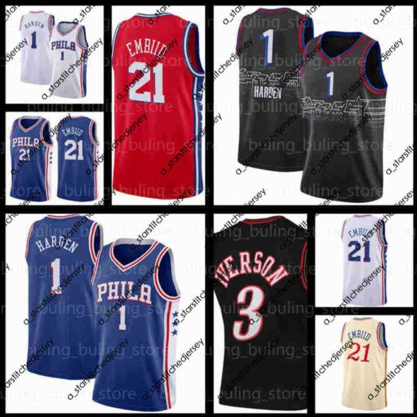 basketball jerseys 1 james harden basketball jersey joel embiid 3 21 philadelphias 76er allen iverson 13 22 0 tyrese maxey 2021 2022 julius, Black;red
basketball jerseys 1 james harden basketball jersey joel embiid 3 21 philadelphias 76er allen iverson 13 22 0 tyrese maxey 2021 2022 julius, Black;red