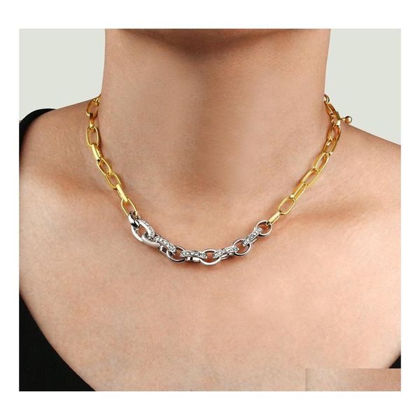 chokers elegant elegance diamond thick chain necklace accessories simple and wild retro womens drop delivery jewelry necklaces pendan dhina, Golden;silver
chokers elegant elegance diamond thick chain necklace accessories simple and wild retro womens drop delivery jewelry necklaces pendan dhina, Golden;silver