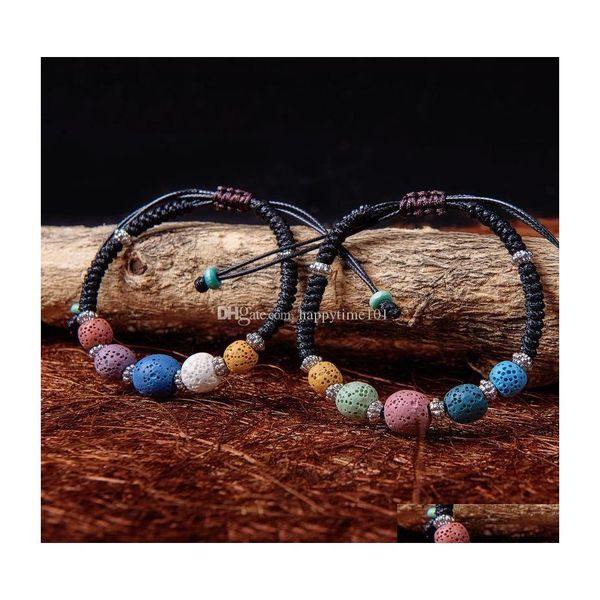 charm bracelets 5 color lava rock beads charm bracelets womens essential oil diffuser stone leather braided rope bangle for ladies f dhrsq, Golden;silver
charm bracelets 5 color lava rock beads charm bracelets womens essential oil diffuser stone leather braided rope bangle for ladies f dhrsq, Golden;silver