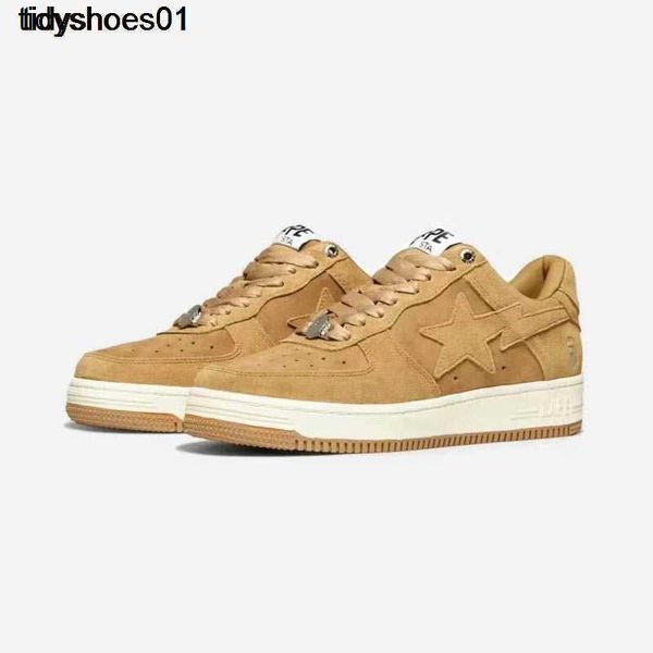 black bapestas oat suede couple casual board shoes vibe street solid low leather sneakers women
black bapestas oat suede couple casual board shoes vibe street solid low leather sneakers women