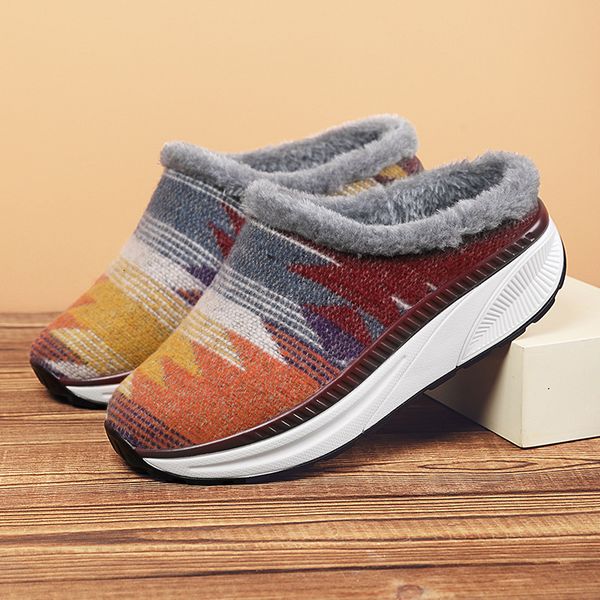 slippers winter plus velvet women half size cotton ladies fashion casual outdoor home thick bottom warm shoes 221203, Black
slippers winter plus velvet women half size cotton ladies fashion casual outdoor home thick bottom warm shoes 221203, Black