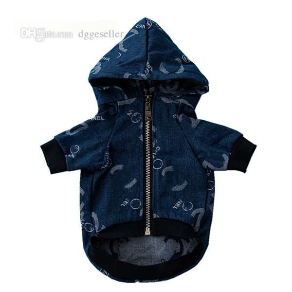 Designer Dog Clothes Brand Dog Apparel Exclusive Luxury Pet Denim Hoodie with Classic Letter Pattern Puppy Sweatshirt Coat for Small Dogs Street Like Style xl A453, Blue2
Designer Dog Clothes Brand Dog Apparel Exclusive Luxury Pet Denim Hoodie with Classic Letter Pattern Puppy Sweatshirt Coat for Small Dogs Street Like Style xl A453, Blue2