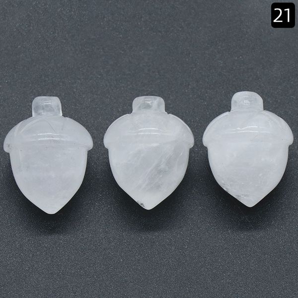 natural shape acorn gemstone decorative hand carved healing clear crystal hazelnut stone for home decoration gift, Black
natural shape acorn gemstone decorative hand carved healing clear crystal hazelnut stone for home decoration gift, Black