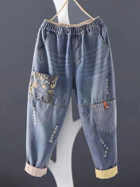 women's jeans women casual boyfriend arrival fashion vintage style streetwear all-match loose female denim harem pants d224 221203, Blue
women's jeans women casual boyfriend arrival fashion vintage style streetwear all-match loose female denim harem pants d224 221203, Blue