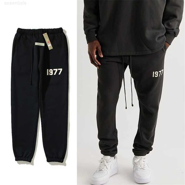casual sports pants fog double thread 1977 flocked pants essentials american street leggings men's women's fashion sweatpants, Black
casual sports pants fog double thread 1977 flocked pants essentials american street leggings men's women's fashion sweatpants, Black