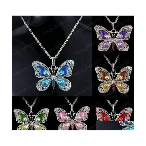 pendant necklaces european and american retro mticolor enamel rhinestone butterfly pendant necklaces birthday holiday gift jewelry 6 dhjhv, Silver
pendant necklaces european and american retro mticolor enamel rhinestone butterfly pendant necklaces birthday holiday gift jewelry 6 dhjhv, Silver