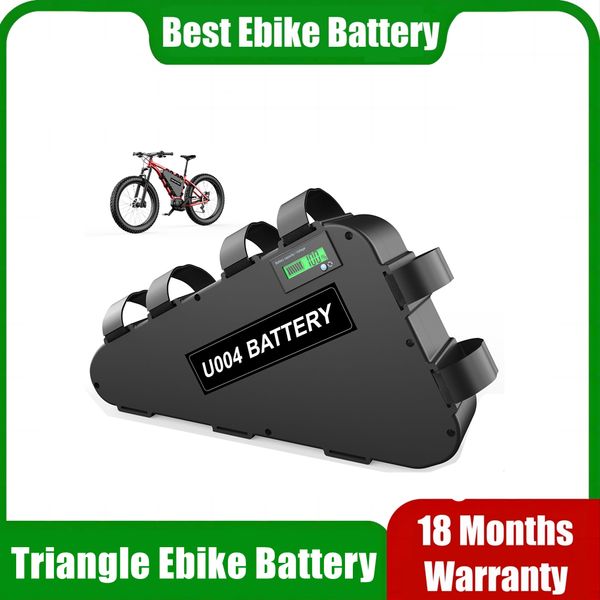 

upp u004 ebike battery 48v 28.8ah 52v 28.8ah 60v 24ah 72v 19.2ah 36v 38.4ah for 3000w 2000w 1500w 1000w 750w 500w 350w bafang motor