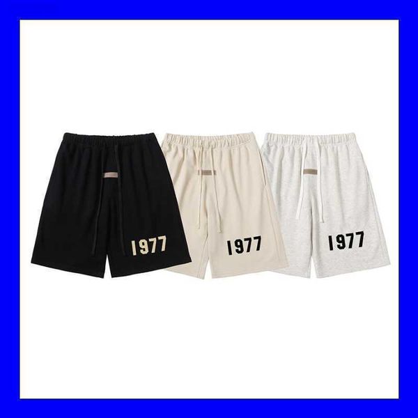 casual sports pants essential shorts fog high street fashion label 1977 flocking letter five part summer men and women sweat, Black
casual sports pants essential shorts fog high street fashion label 1977 flocking letter five part summer men and women sweat, Black
