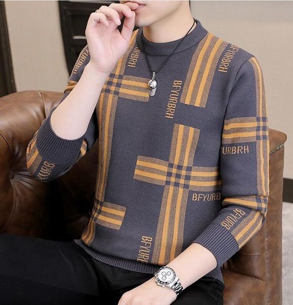 casual warm winter striped knitted pull sweater men wear jersey dress pullover knit mens sweaters male fashions, White;black
casual warm winter striped knitted pull sweater men wear jersey dress pullover knit mens sweaters male fashions, White;black