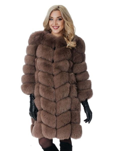 women's fur faux zadorin europe fashion 90cm long trench coats coat women luxury splicing warm fluffy jacket winter overcoat 221202, Black
women's fur faux zadorin europe fashion 90cm long trench coats coat women luxury splicing warm fluffy jacket winter overcoat 221202, Black