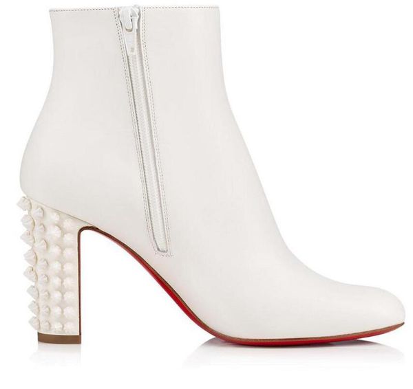 new women's ankle red soled boots black and white thick heel rivet combat short party wedding dress short eu 35-43
new women's ankle red soled boots black and white thick heel rivet combat short party wedding dress short eu 35-43