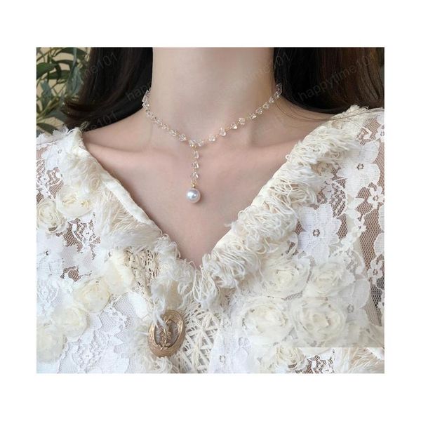pendant necklaces crystal bead chain necklace for women clavicle imitation pearl pendant fashion jewelry wholesale drop delivery nec dh0qg, Silver
pendant necklaces crystal bead chain necklace for women clavicle imitation pearl pendant fashion jewelry wholesale drop delivery nec dh0qg, Silver