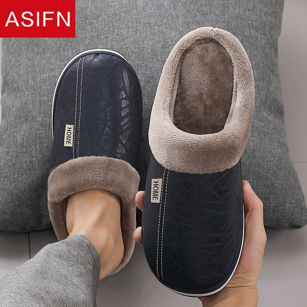 slippers asifn big size for men's pu leather indoor waterproof home fur male couple flat women men winter slipper cotton shoes 221203, Black
slippers asifn big size for men's pu leather indoor waterproof home fur male couple flat women men winter slipper cotton shoes 221203, Black