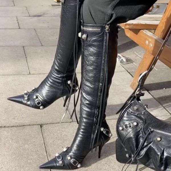 boots women over the knee black zipper thin heels super high 8cm-up modern pointed toe womens fashion 221203
boots women over the knee black zipper thin heels super high 8cm-up modern pointed toe womens fashion 221203