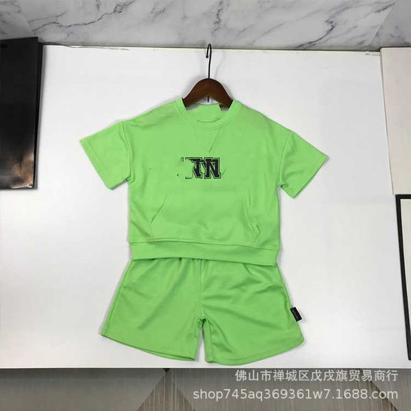 clothing sets high set children's boys girls' summer fashionable western-style short sleeved part pants two-piece, White
clothing sets high set children's boys girls' summer fashionable western-style short sleeved part pants two-piece, White