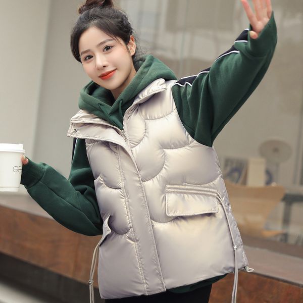 women's vests winter vest for women solid short cotton padded stand collar women's winter sleeveless waistcoat jacket 221202, Black;white
women's vests winter vest for women solid short cotton padded stand collar women's winter sleeveless waistcoat jacket 221202, Black;white