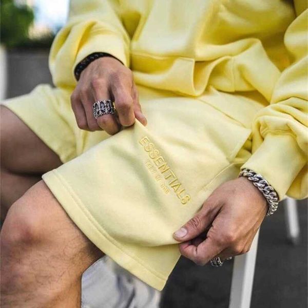 casual sports pants essentials double line fog high street casual embroidery drawstring shorts, Black
casual sports pants essentials double line fog high street casual embroidery drawstring shorts, Black