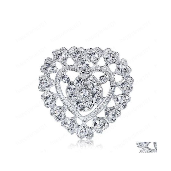 pins brooches fashion elegant heart crystal rhinestone siercolor brooches for women brooch pins jewelry drop delivery dhczg, Gray
pins brooches fashion elegant heart crystal rhinestone siercolor brooches for women brooch pins jewelry drop delivery dhczg, Gray