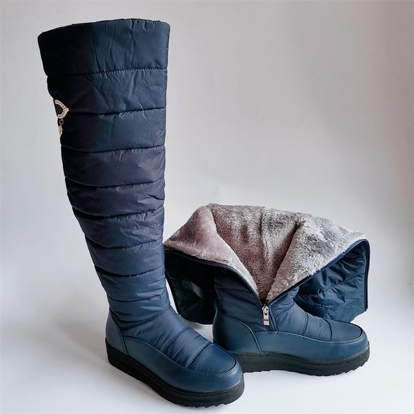 boots down warm plush high snow women winter shoes platform women's over-the-knee female fashion fur water-proof shoe 221203, Black
boots down warm plush high snow women winter shoes platform women's over-the-knee female fashion fur water-proof shoe 221203, Black