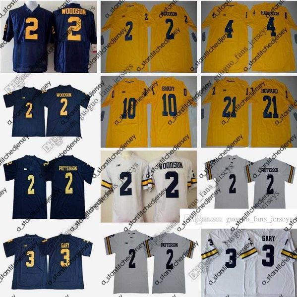 american college football wear ncaa michigan wolverines football jersey woodson charles gary rashan harbaugh tom brady desmond jim howard wh, Black
american college football wear ncaa michigan wolverines football jersey woodson charles gary rashan harbaugh tom brady desmond jim howard wh, Black
