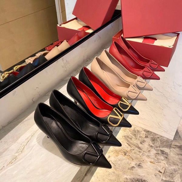 designer shoes high heels women pumps genuine leather black matte pointed dress shoes 4cm 6cm 8cm 10cm thin heel wedding shoe wit dust bag
designer shoes high heels women pumps genuine leather black matte pointed dress shoes 4cm 6cm 8cm 10cm thin heel wedding shoe wit dust bag