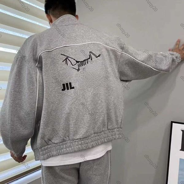 arc sweatshirt designer autumn winter baseball jacket back bird print cardigan men's and women's cotton casual shirts loose oversi, Black
arc sweatshirt designer autumn winter baseball jacket back bird print cardigan men's and women's cotton casual shirts loose oversi, Black