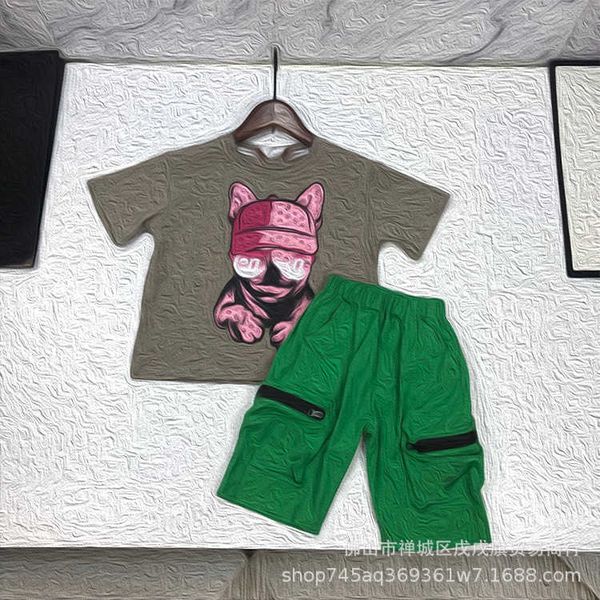 clothing sets children boys girls summer cartoon dog round neck pullover short sleeve casual capris two piece set, White
clothing sets children boys girls summer cartoon dog round neck pullover short sleeve casual capris two piece set, White