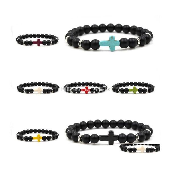 charm bracelets fashion natural stone cross men bracelet hand work black onyx matte beaded bracelets drop delivery jewelry dhjyk, Golden;silver
charm bracelets fashion natural stone cross men bracelet hand work black onyx matte beaded bracelets drop delivery jewelry dhjyk, Golden;silver