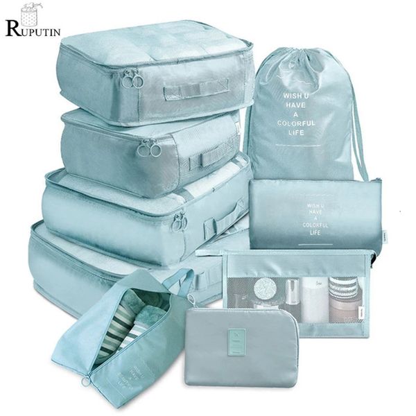 bag organizer 9pcs/set large capacity luggage storage s for packing cube clothes underwear cosmetic travel toiletries pouch 221203, Blue;pink
bag organizer 9pcs/set large capacity luggage storage s for packing cube clothes underwear cosmetic travel toiletries pouch 221203, Blue;pink